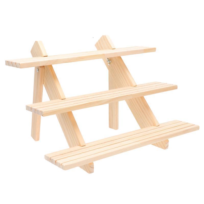 Novelty Items 1 Ladder Display Shelf Wooden Jewelry Display Stand Detachable Jewelry Holder 4-Layer 3-Layer Showing Shelf Earring Display Rack 230817