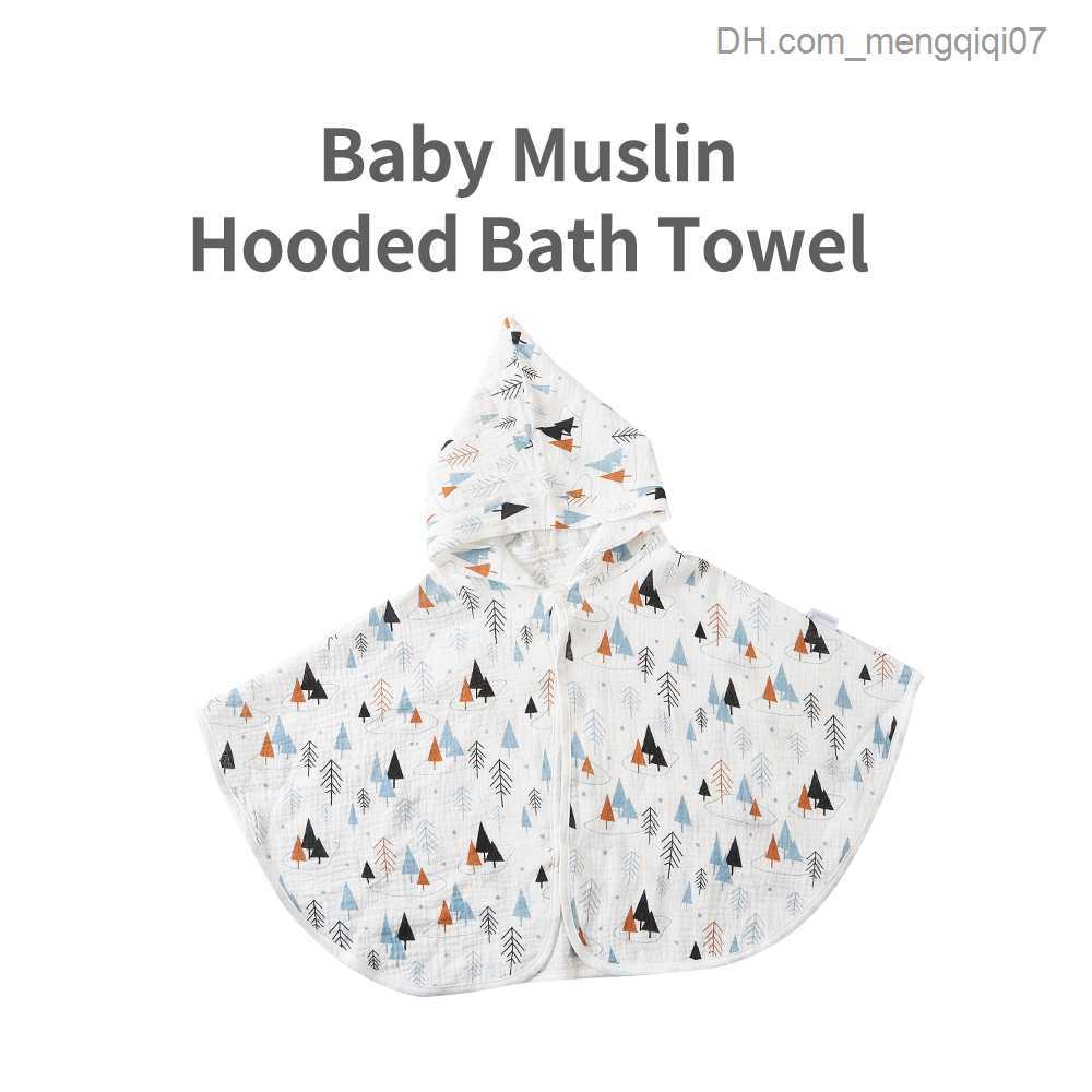 Towels Robes Elinfant 1-piece baby hooded bath towel with fashionable design cotton plain weave baby bath towel size 1 suitable for children aged 2-10
