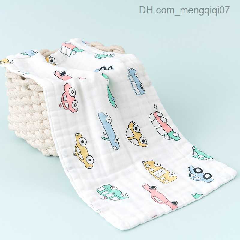 Towels Robes Cotton high-density six layer large towel cotton children's towel baby shower belly packaging towel waterproof bathroom towel Z23081