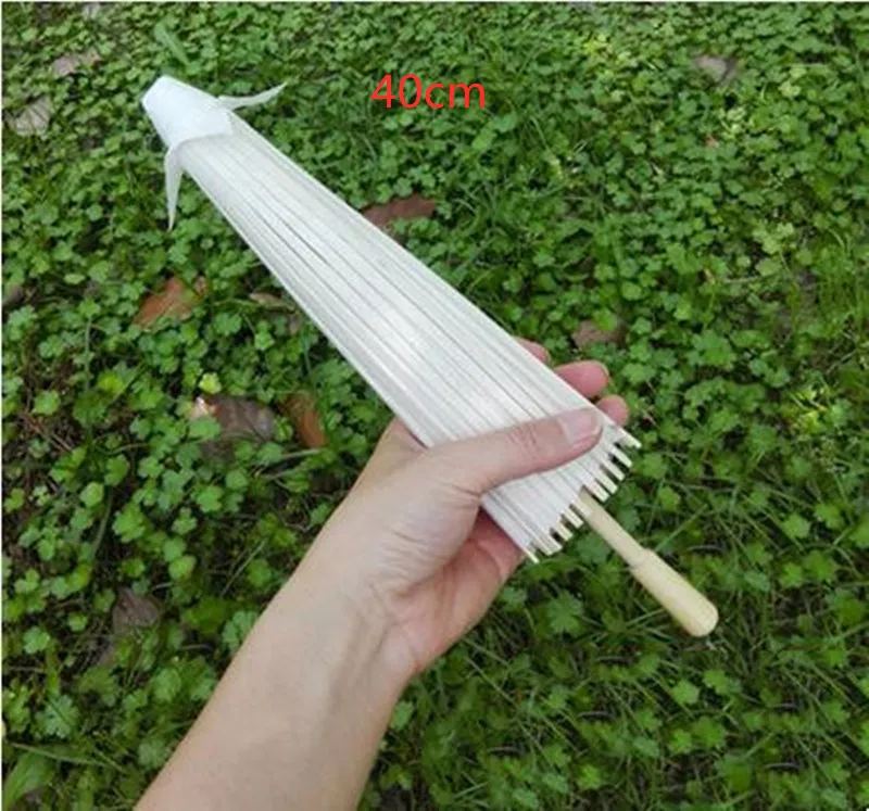 Bridal Wedding Paper Umbrellas Parasols Handmade Plain Chinese Mini Craft Umbrella For Hanging Ornaments DiameterZZ