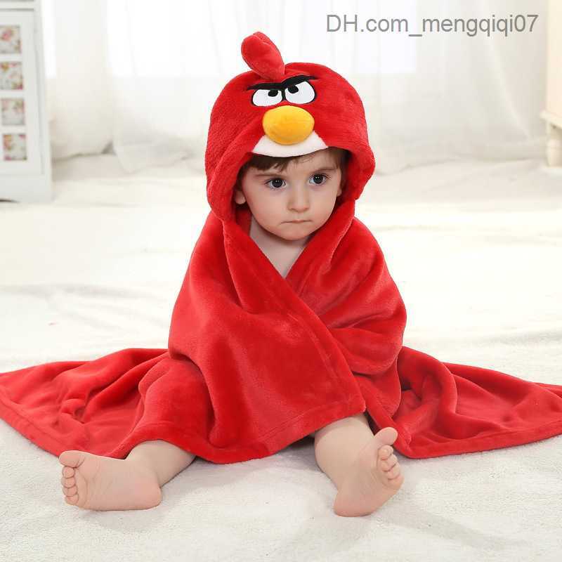 Towels Robes Soft baby blanket towel animal leopard duck sewn shape pajamas bath towel baby hoodie pajamas Z230819