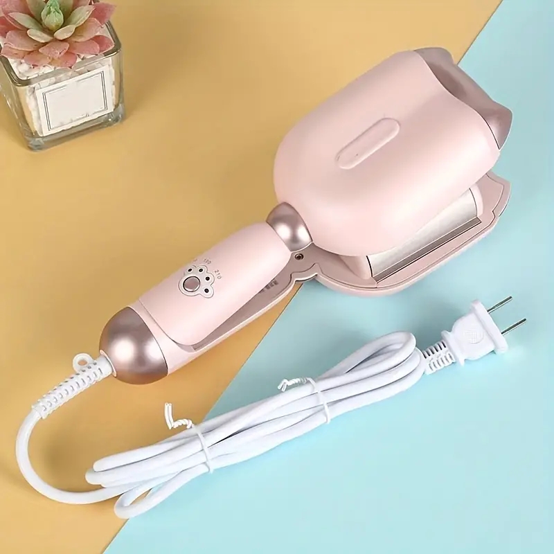 Ceramic Hair Curler Egg Roll Wand - Portable 32mm Hair Curling Iron for Salon-Quality Curls and Waves