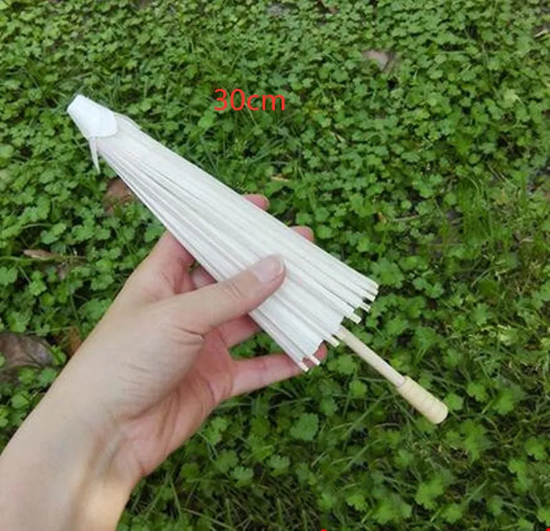 Bridal Wedding Paper Umbrellas Parasols Handmade Plain Chinese Mini Craft Umbrella For Hanging Ornaments DiameterZZ