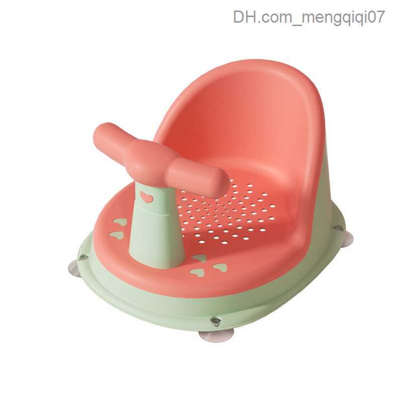 Bathing Tubs Seats Baby bathtub chair bathtub cushion chair safety and anti slip newborn baby care children's cute bathroom chair 6-18 months old