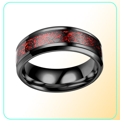 Mix 20 Pieceslot Stainless Steel Rings Whole Men Jewelry Engagement Retro Vintage Rings Dragon Rings Men Anel Wide 8mm