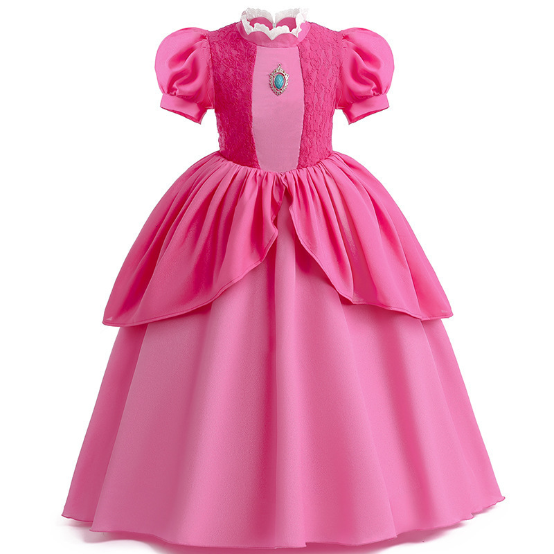 Cosplay Girls Little Mermaid Cosplay Princess Costume For Kids 4-10 Years Halloween Carnival Party Children Disguise Clothing 230817