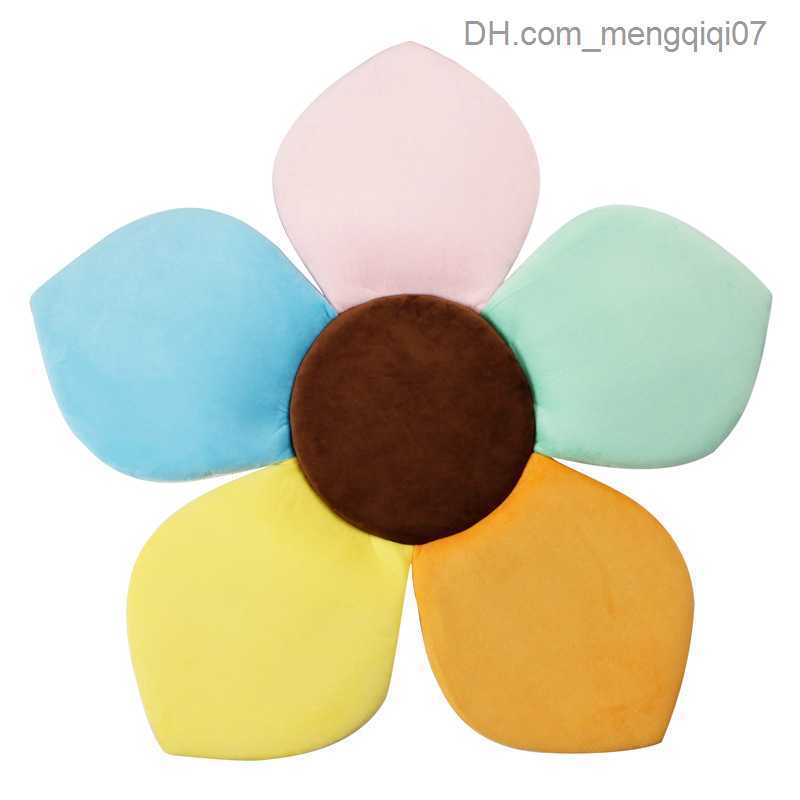 Bathing Tubs Seats Infant anti-skid shower bathtub 82 * 82cm floral bathtub mat suitable for 0-3 years old baby safety mat bathtub shower net mat Z230