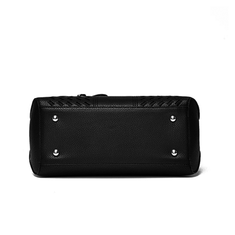 Women's wallet and handbag shoulder bag, women's designer shoulder bag, black//white, handbag