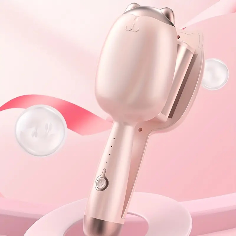 32mm Egg Rolls Hair Curling Stick Water Ripple Hair Curling Iron Cartoon Design Hair Curling Iron