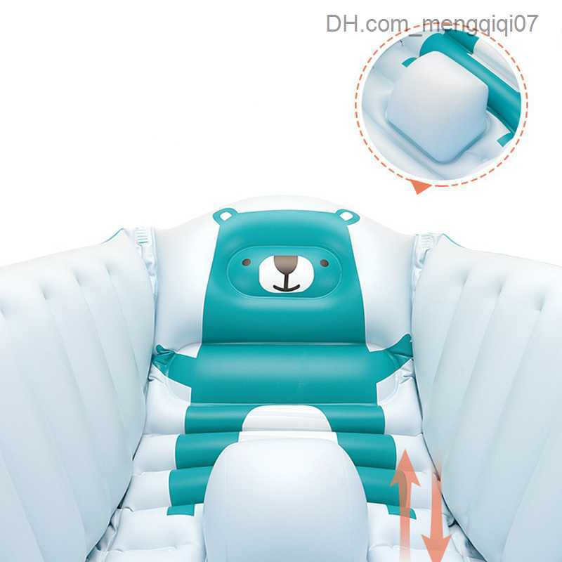Bathing Tubs Seats PVC inflatable baby bathtub Portable baby bathtub Sitting bathtub Non slip swimming pool Folding bathtub Z230818