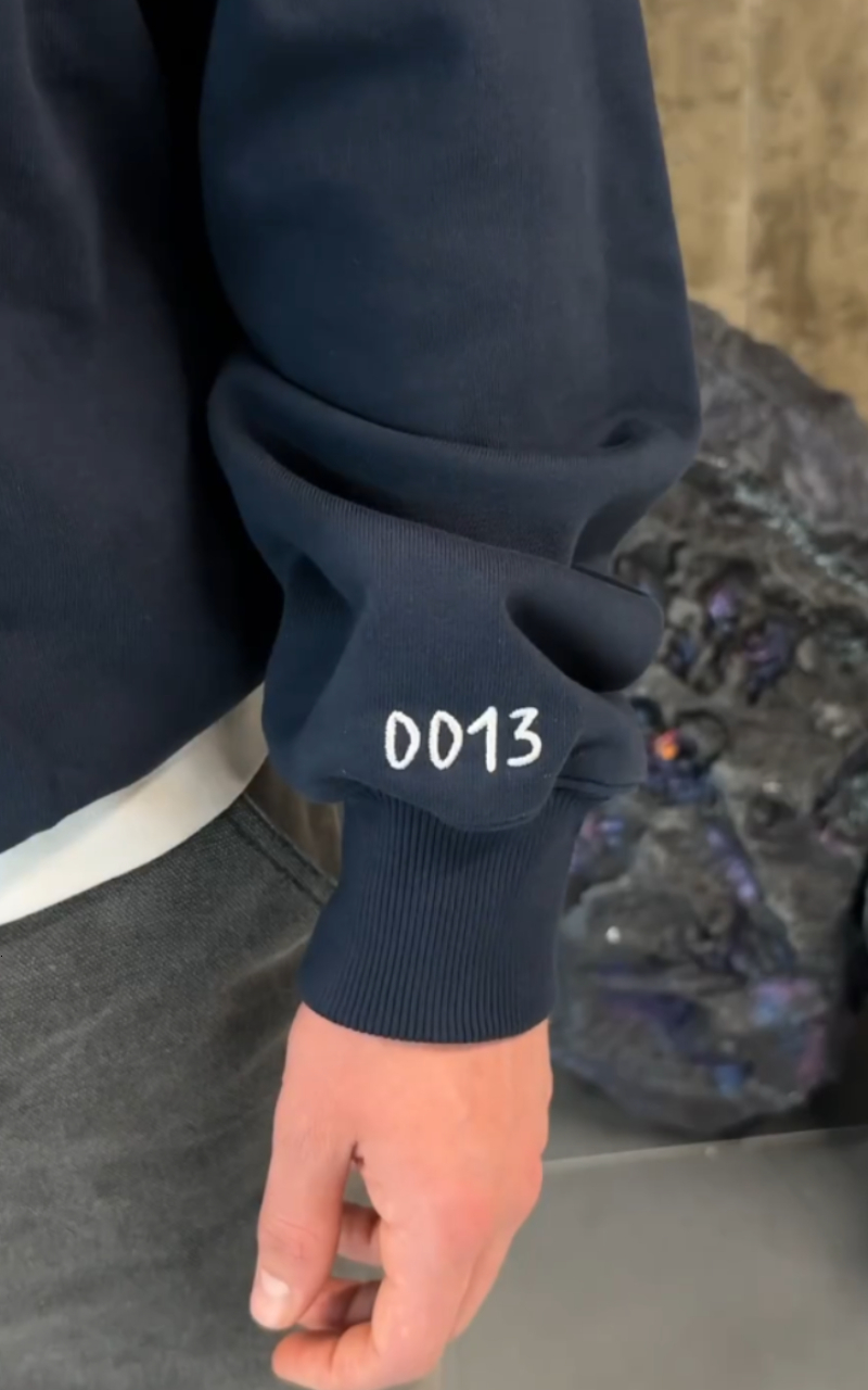 Womens Hoodies Sweatshirts High quality dark blue space trails foam 3D hoodie loose and casual Cotton Liner Sweatshirt Top Women Couples Y2k Clothes t