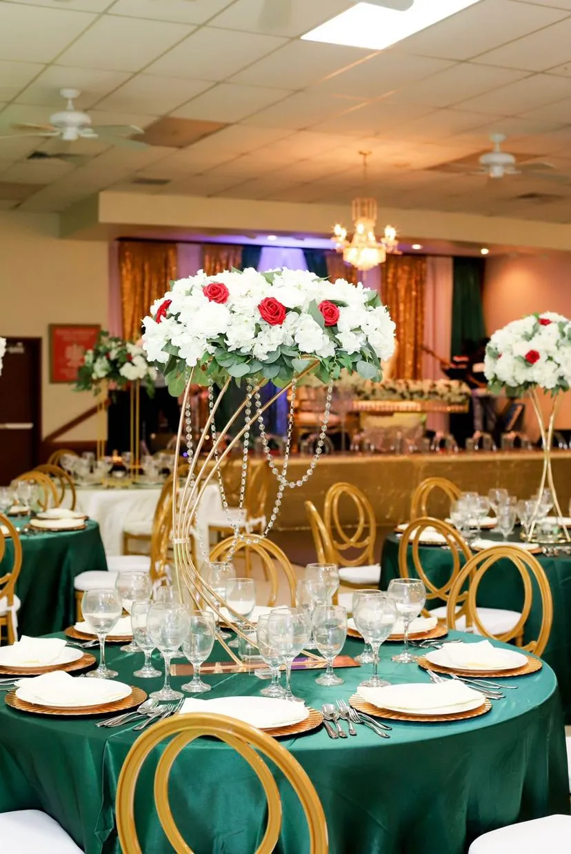 2022 Flower vase Stand 82CM Tall Metal Road Lead Wedding Centerpiece Flowers Rack For Event Party Home DecorationZZ
