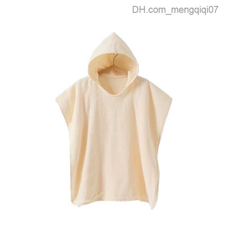 Towels Robes Children's bath towels baby bath towels children's hooded beach swimming ponchos fashionable shower gifts Z230819