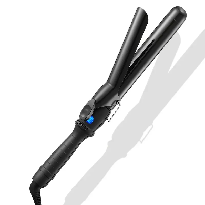 32mm Professional Ceramic Clipped Curling Iron Hair Curler Negative Ion Hair Curling Wand Electric Curling Iron