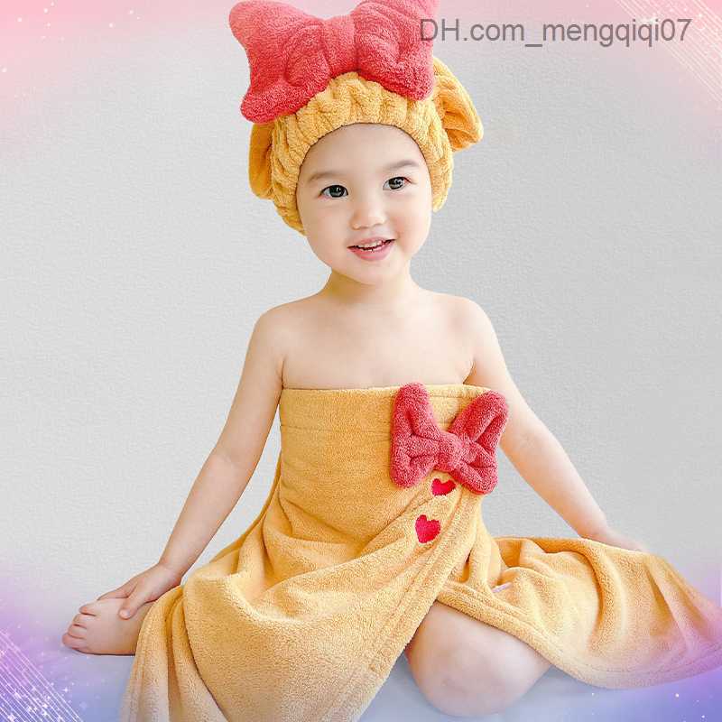 Towels Robes Baby shower gel soft skin absorption baby shower towel and shower bag Z230819