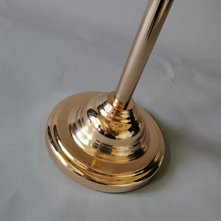 9 Heads Wedding Decoration Metal Candlestick Candelabra Holder Engagement Party Table Centerpieces Flower Vases Aisle ZZ