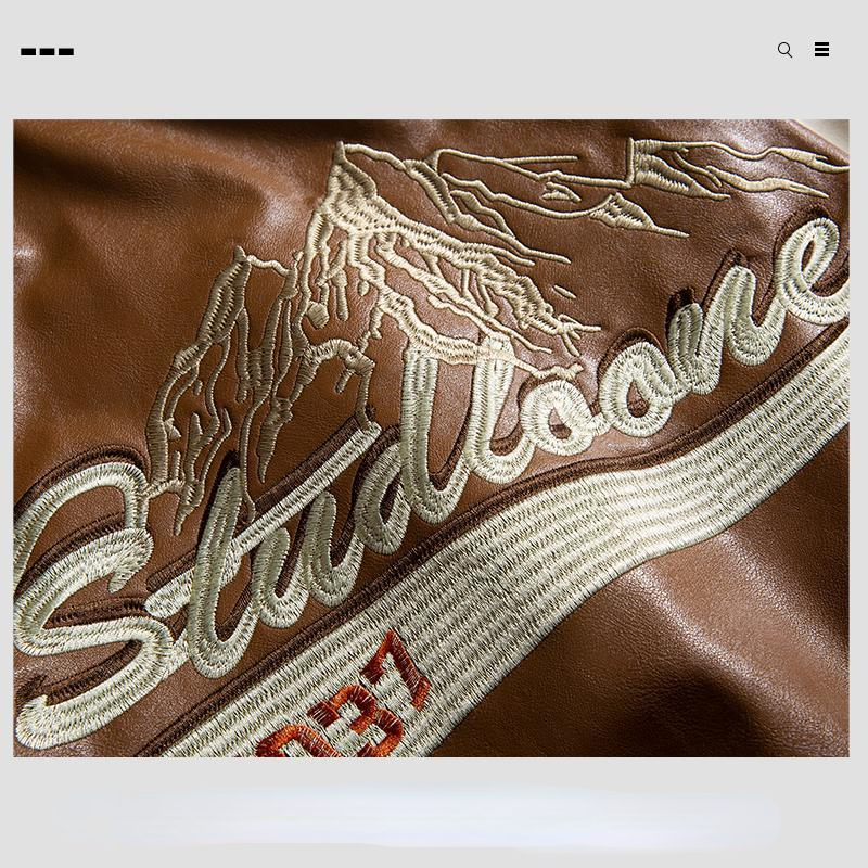 Mens Jackets American 90s Retro Leather Bomber Jacket Men Autumn Casual Trend Motorcycle Korean Baseball Uniform 230818