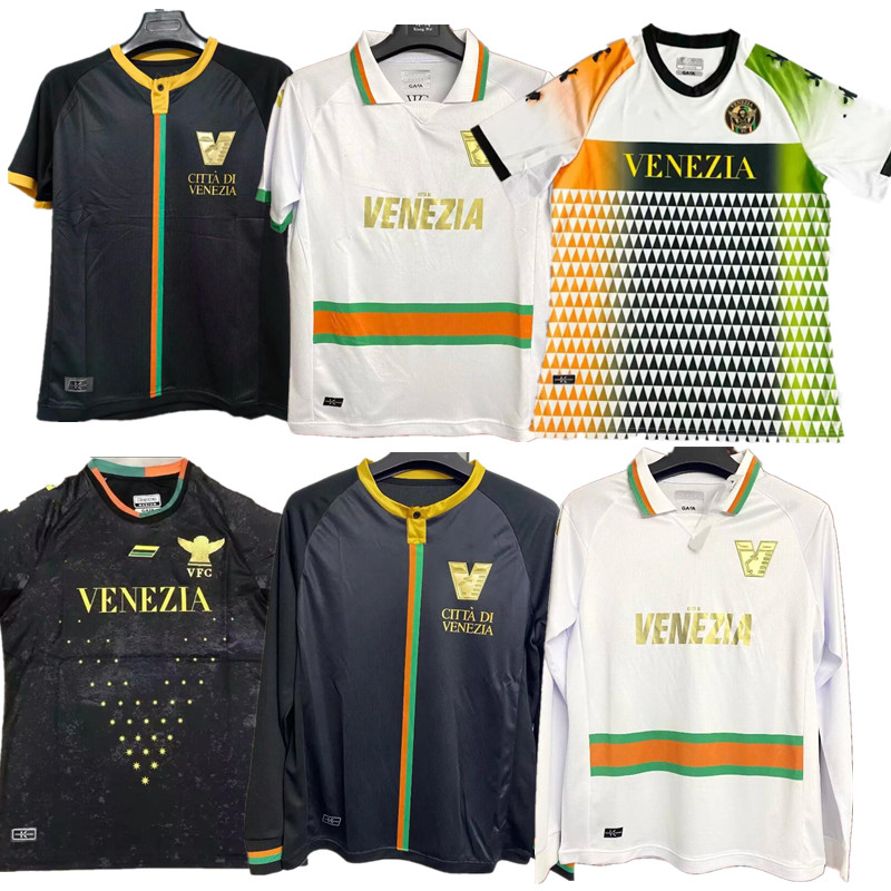 21 22 23 24 Venezia Soccer Jerseys golden jersey ARAMU FORTE Venice 2023 2024 BUSIO Football Shirts home away 3rd Adukt Kids Kit Uniforms beautiful jersey