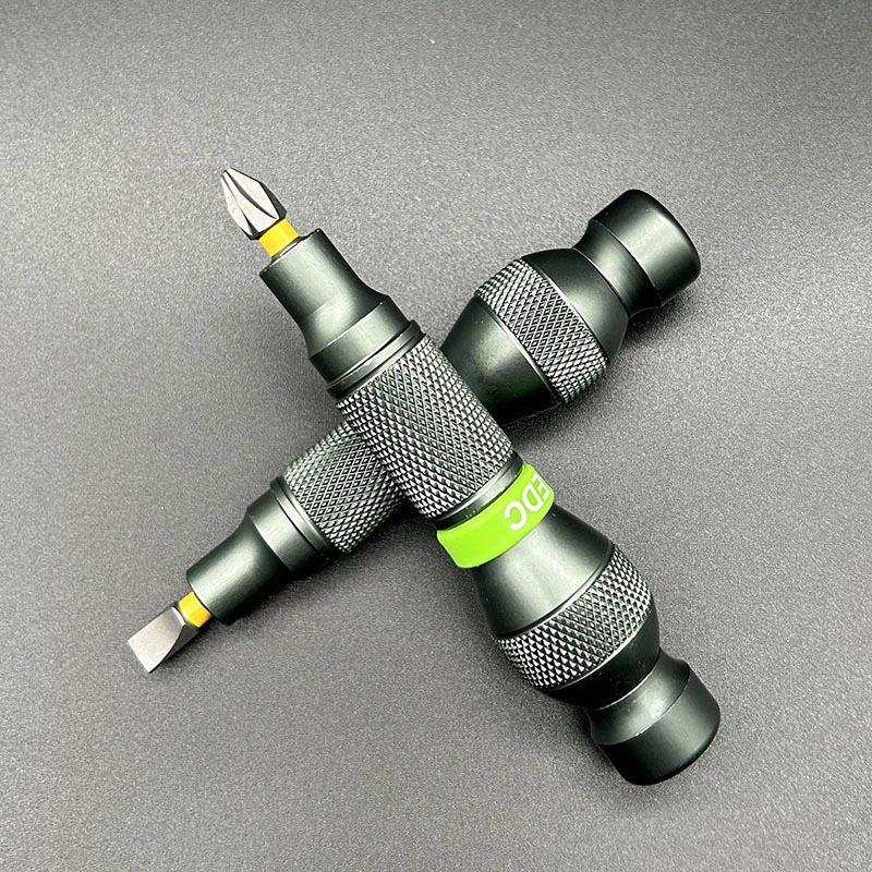 Screwdrivers Precision Aluminum Alloy Handle for Shank 14" Bits Comfortable Mini ScrewDriver 6.35mm Holder Repair Open Tools Professional 230817