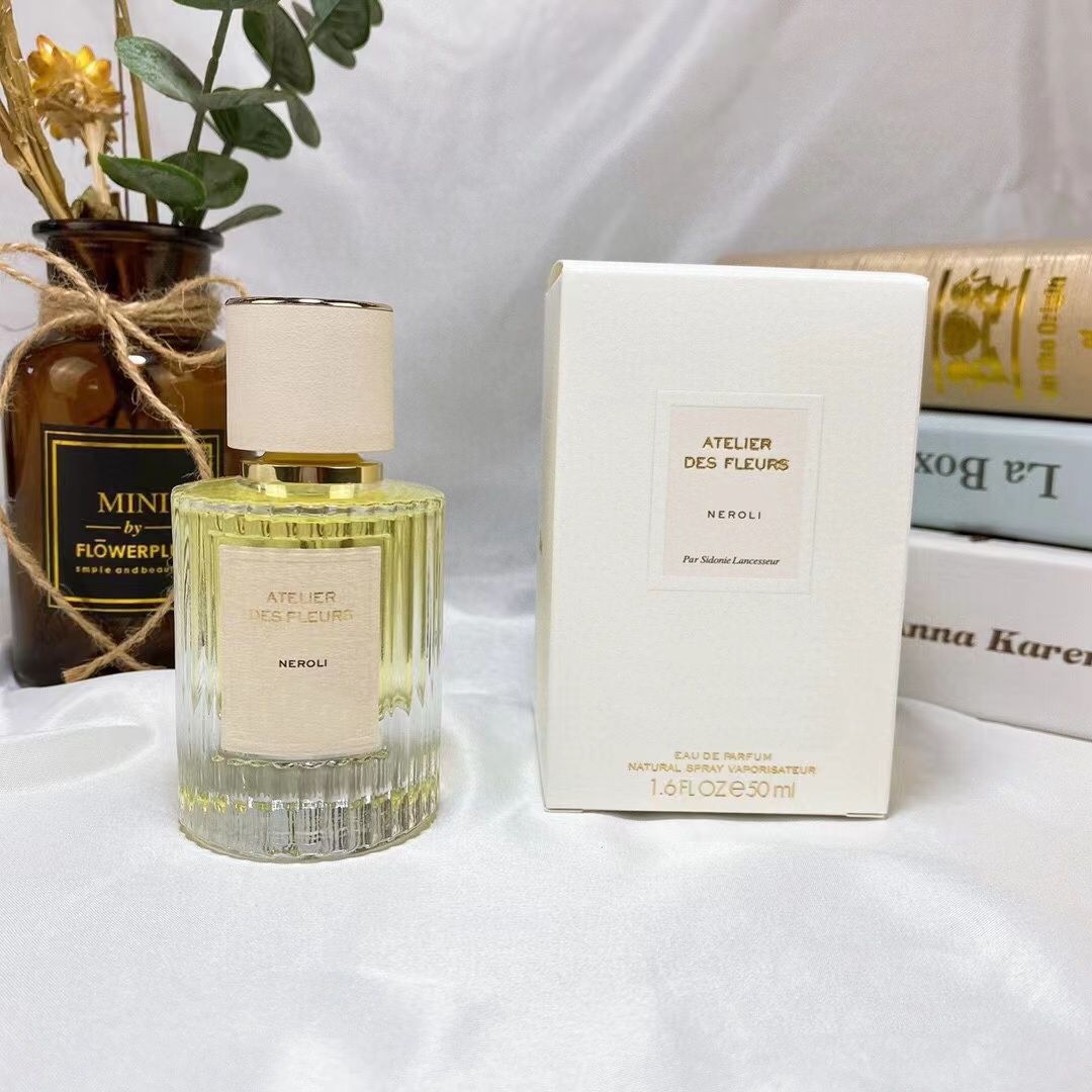 Perfume for Women Hibiscus Abelmoschus Fragrance Floral Neroli Magnolia Alba Cedrus Rosa Damascena 50ML Highest quality efficient Des Fleurs perfume