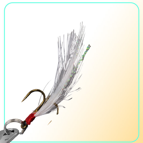 5g21g Spoons Hook Metal Baits Lures 864 Treble Hooks Silver Fishing Gear 10 Pieces lot WMB6