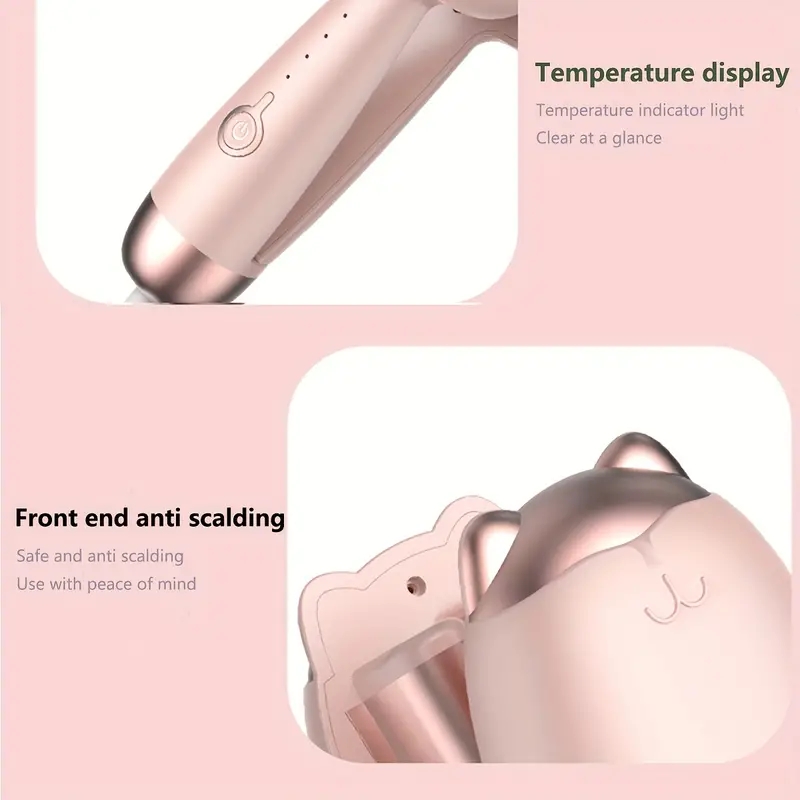 32mm Egg Rolls Hair Curling Stick Water Ripple Hair Curling Iron Cartoon Design Hair Curling Iron