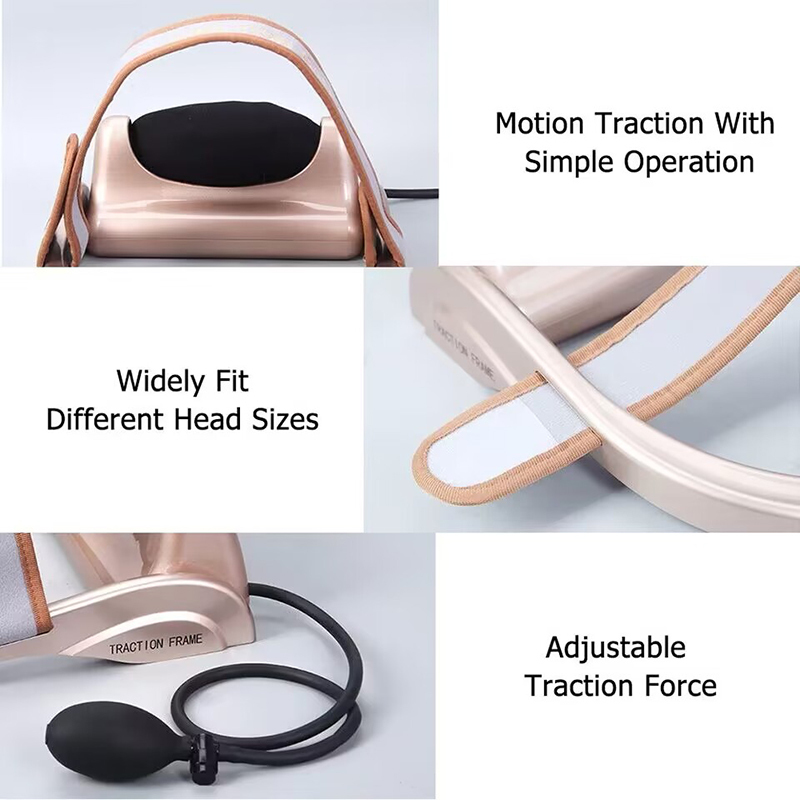 Other Massage Items Filled Air neck massager health care Cervical Tractor Pillow Traction Posture Pump Relax Vertebra Orthopedic Stretch massage 23081