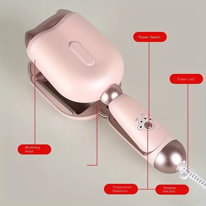 Ceramic Hair Curler Egg Roll Wand - Portable 32mm Hair Curling Iron for Salon-Quality Curls and Waves