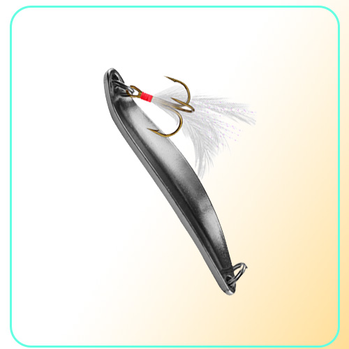 5g21g Spoons Hook Metal Baits Lures 864 Treble Hooks Silver Fishing Gear 10 Pieces lot WMB6