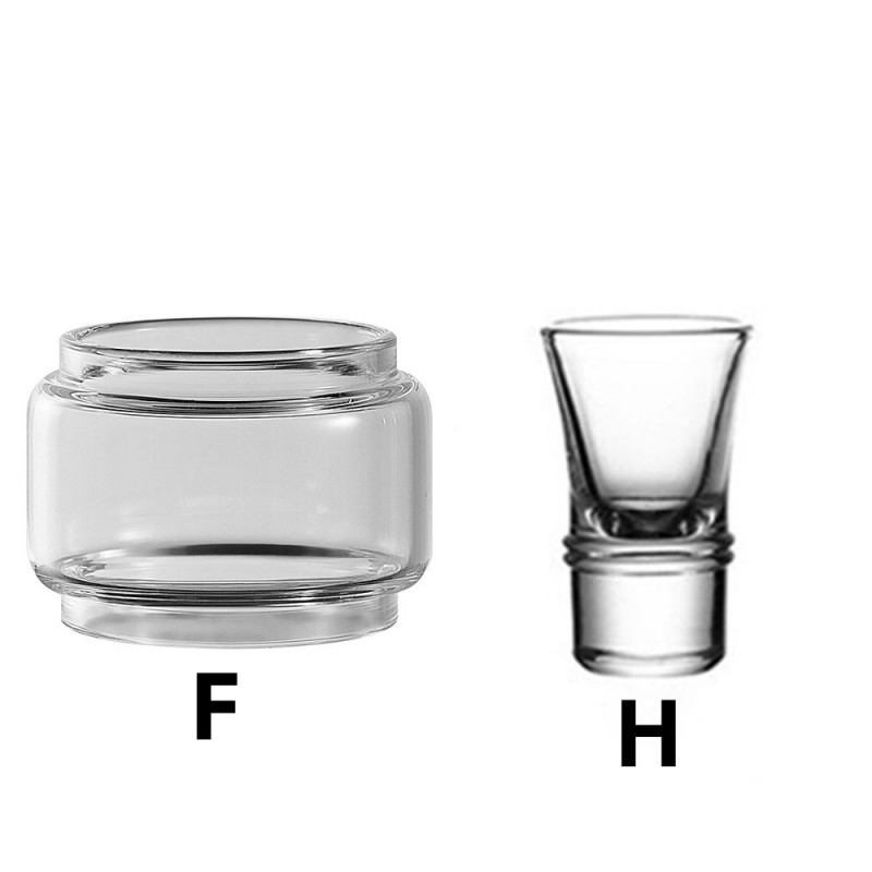 FATUBE BUBBLE Shot GLASS Cup TUBE for Lotus RTA / Fat Rabbit Tank/Hellbeast / Rebirth 25mm/ Vertex 5ml / Destiny 4ml