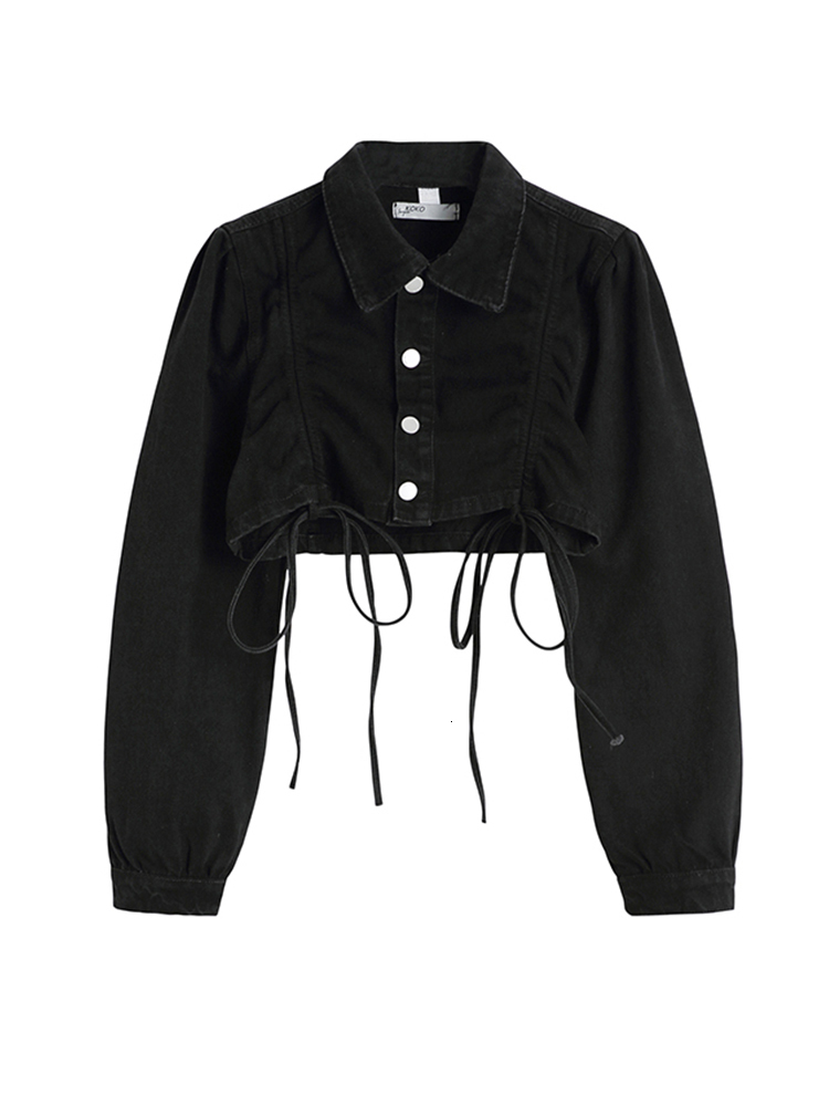 Women's Jackets Autumn Sexy Denim Jackets Women long Sleeve With Vintage Casual Coat Streetwear Short Harajuku Blue Jean Outwear Female Top 23081
