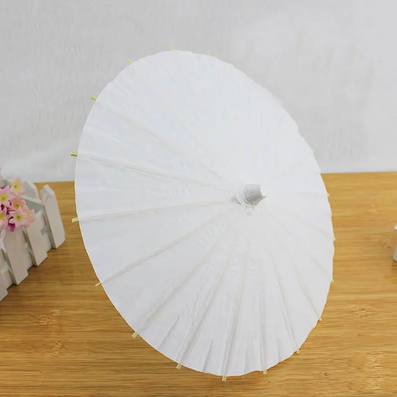 Bridal Wedding Paper Umbrellas Parasols Handmade Plain Chinese Mini Craft Umbrella For Hanging Ornaments DiameterZZ