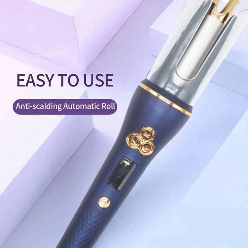 32MM Automatic Curling Rod Portable Rechargeable Automatic Body Wave Hair Curler Lazy Hair Curling Wand