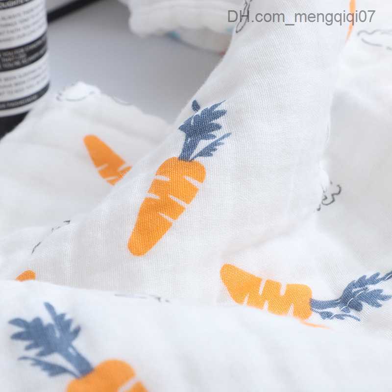 Towels Robes Cotton high-density six layer large towel cotton children's towel baby shower belly packaging towel waterproof bathroom towel Z23081