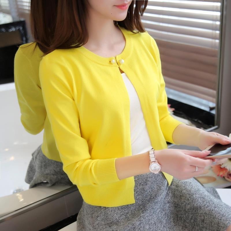 Womens Knits Tees Spring autumn sweater cardigan dress sunscreen shawl thin coat a long sleeved girl summer air conditioning 230818