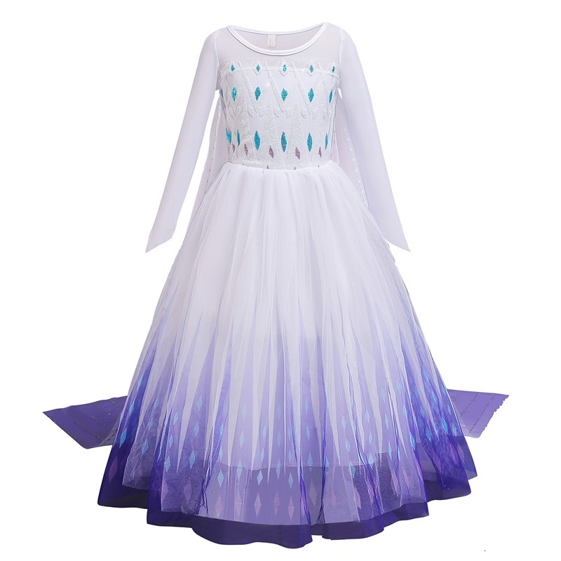 Cosplay Girls Little Mermaid Cosplay Princess Costume For Kids 4-10 Years Halloween Carnival Party Children Disguise Clothing 230817