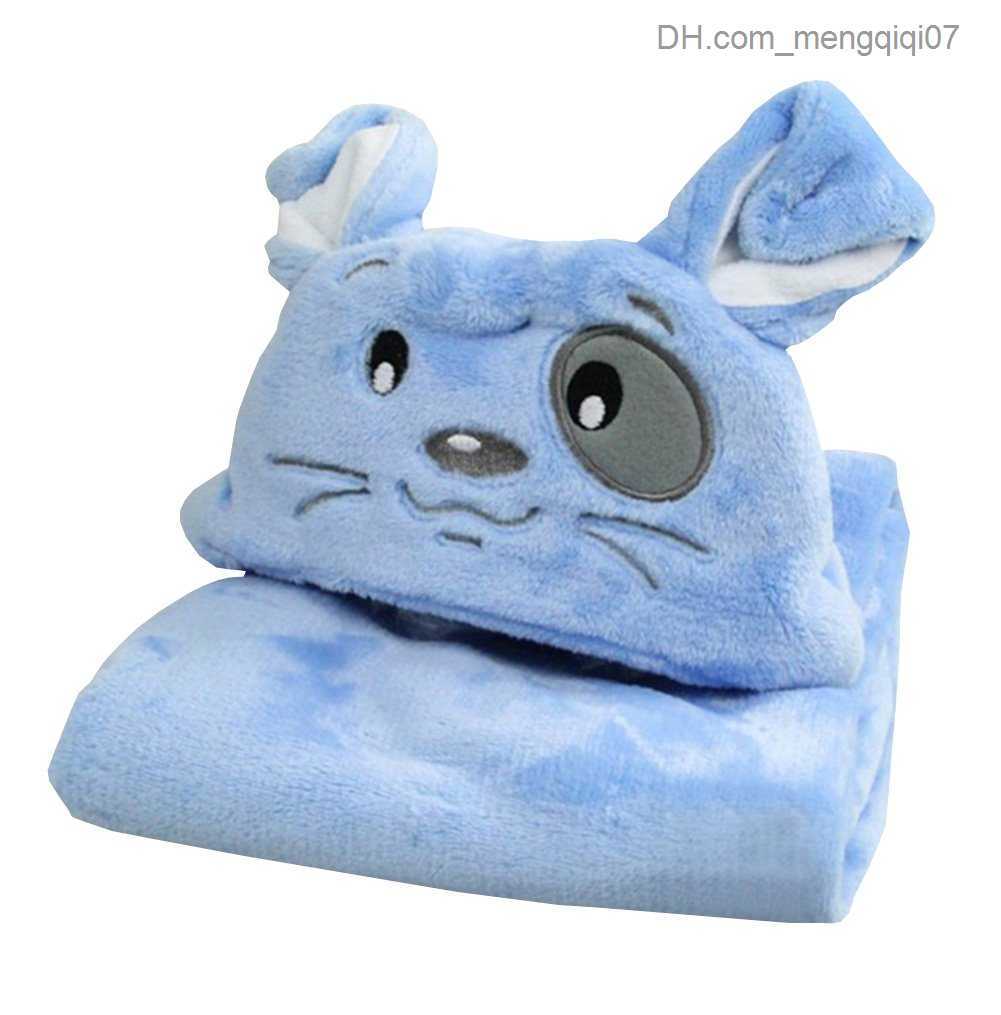 Towels Robes 100cm bear shaped baby hoodie bathroom soft baby newborn towel giraffe towel felt baby bath towel cartoon pattern towel Z230819