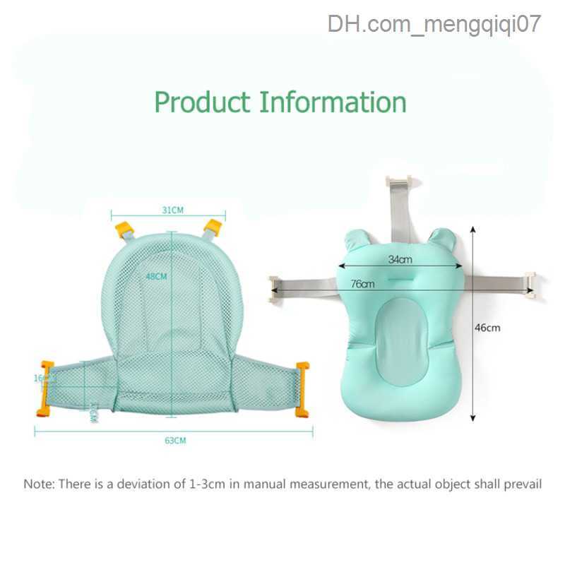 Bathing Tubs Seats Baby shower mat bathtub seat anti slip support bathtub safety support folding pad. Z230818