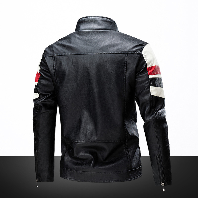 Men's Jackets Mens Motorcycle PU Jacket Biker Leather Jackets Blouson Homme Hiver Fashion Men Moto Jacket Autumn Casual Leather Coats 230816