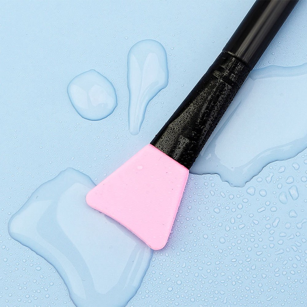 Silicone Face Mask Spatula Brush Beauty Tool Cosmetic Foundation Brush Silicone Facial Clay Mud Mask Applicator Brushes
