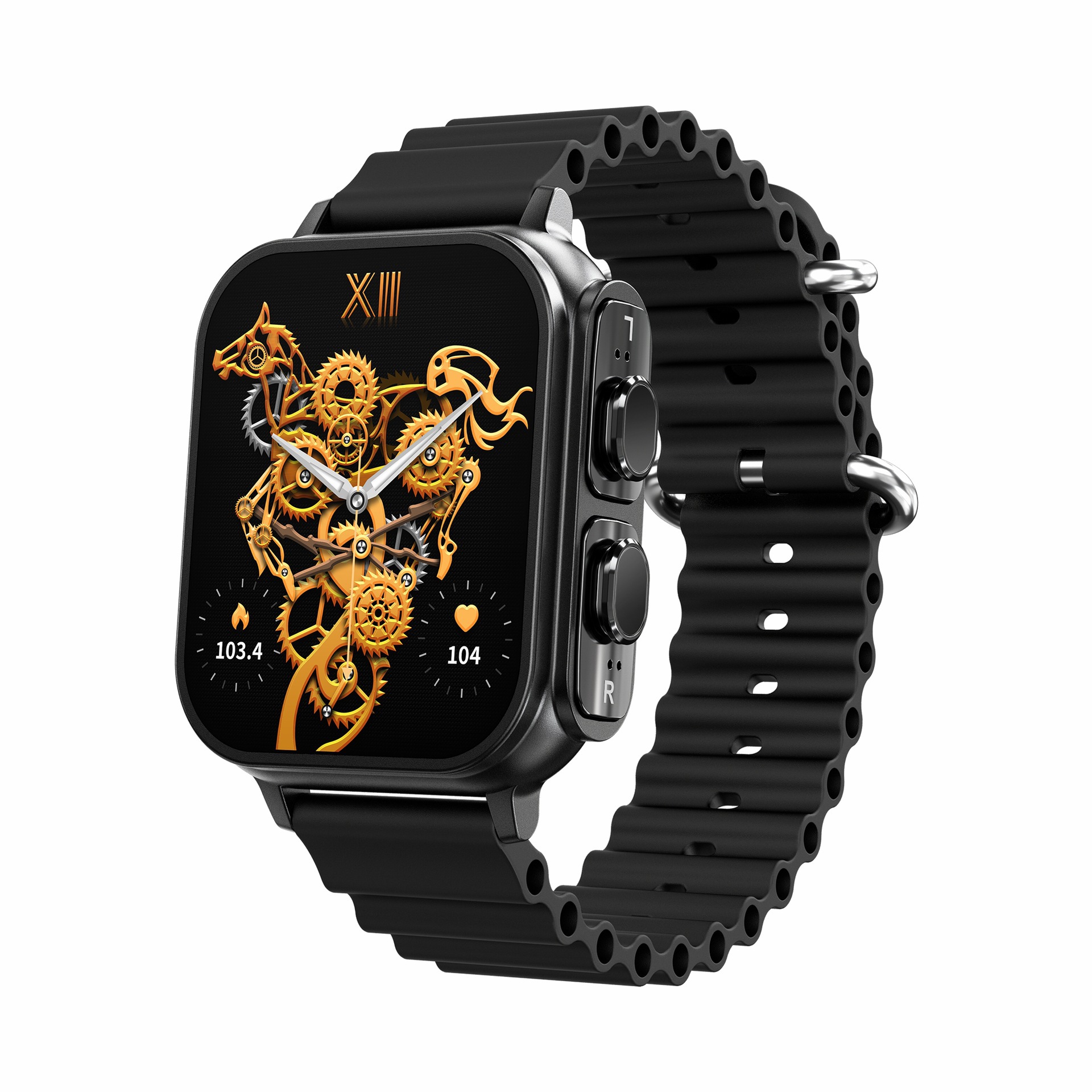 N22 smart watch TWS headset two in one Bluetooth call NFC Alipay 1.96 screen heart rate and blood oxygen