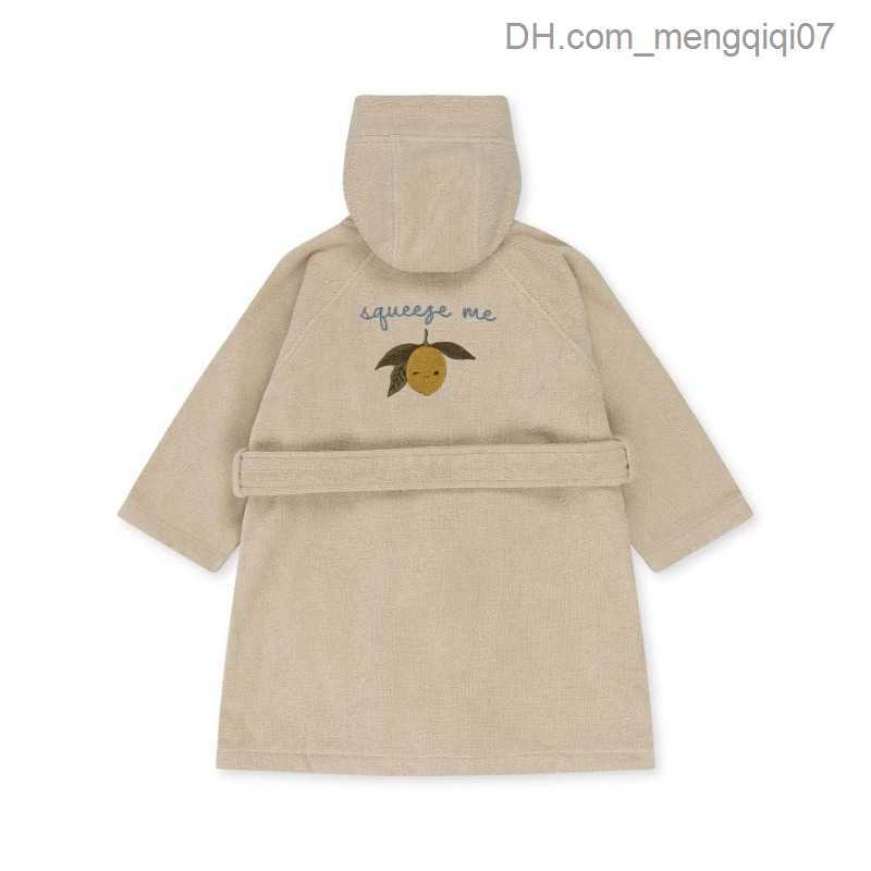 Towels Robes Children's Bathroom KS23 Autumn/Winter Boys and Girls Comfortable Long Sleep Warm Bathroom Baby Bath Towel Z230819
