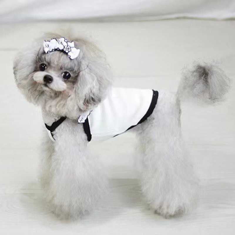 Dog Clothes Summer Designer Dog Apparel Pet Dress Shirt Luxury Dog Sundress Printed Dog Princess Dress Puppy Skirt with Classic Letters for Small Dogs