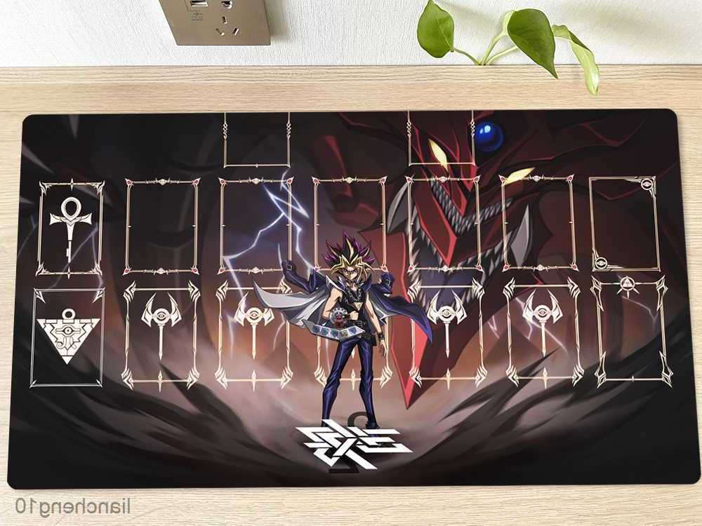 Mouse Pads Wrist YuGiOh Duel Playmat Slifer the Sky Mat Trading Card Game Mat Table Desk Play Mat Mouse Pad Bag R230818