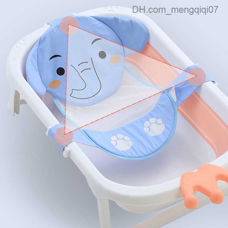 Bathing Tubs Seats Baby bathtub seat support pad foldable newborn adjustable baby bathtub pad baby bathtub pad anti-skid soft and comfortable body pad