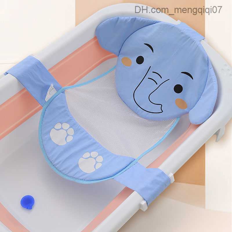 Bathing Tubs Seats Baby bathtub seat support pad foldable newborn adjustable baby bathtub pad baby bathtub pad anti-skid soft and comfortable body pad