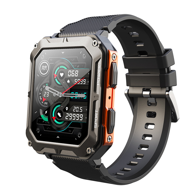 Smart Exercise Watch C20Pro - Includes Reminders for Health Info via Bluetooth Connectivity