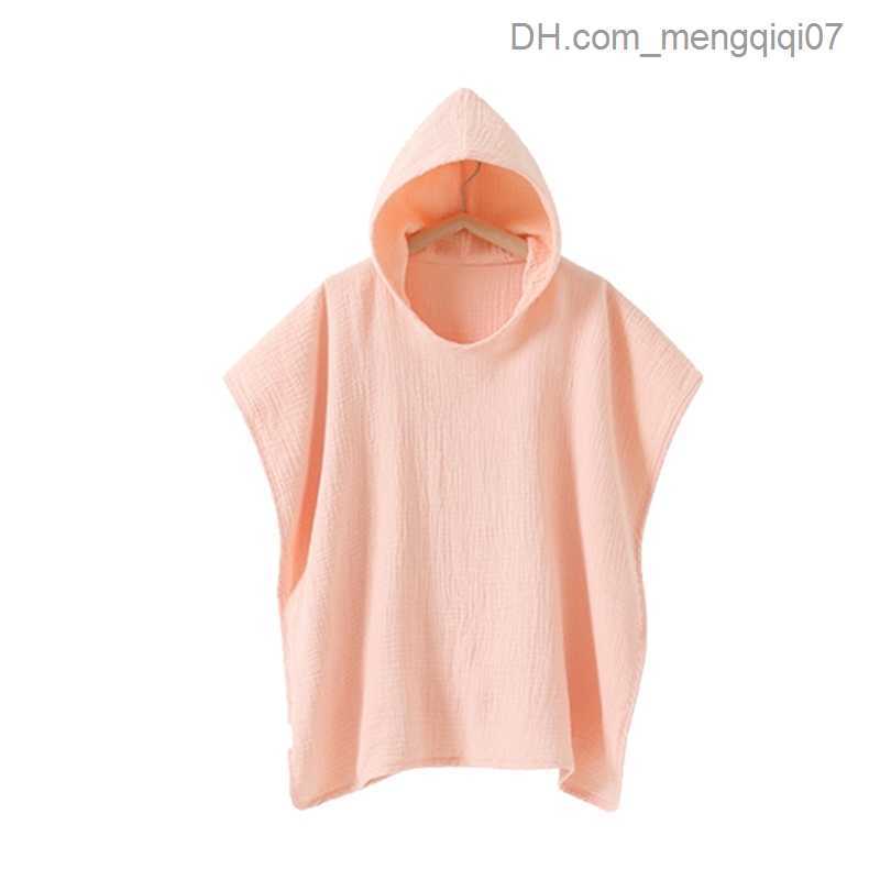 Towels Robes Children's bath towels baby bath towels children's hooded beach swimming ponchos fashionable shower gifts Z230819
