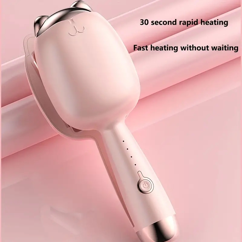 32mm Egg Rolls Hair Curling Stick Water Ripple Hair Curling Iron Cartoon Design Hair Curling Iron