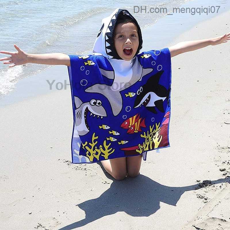 Towels Robes Baby girl princess dress children's bathroom hooded bath towel cute boy swimming towel beach towel children's pajamas Z230819
